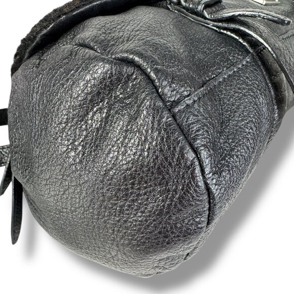 See by Chloe RARE Leather and Calf Hair Barrel Shoulder Bag with COA - Picture 8 of 16